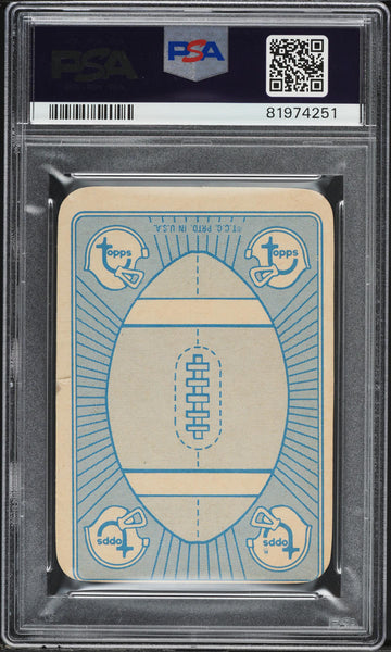 1971 Topps FB Game Cards # 1 Dick Butkus Chicago Bears HOF PSA 6 EXMT (MGD2)