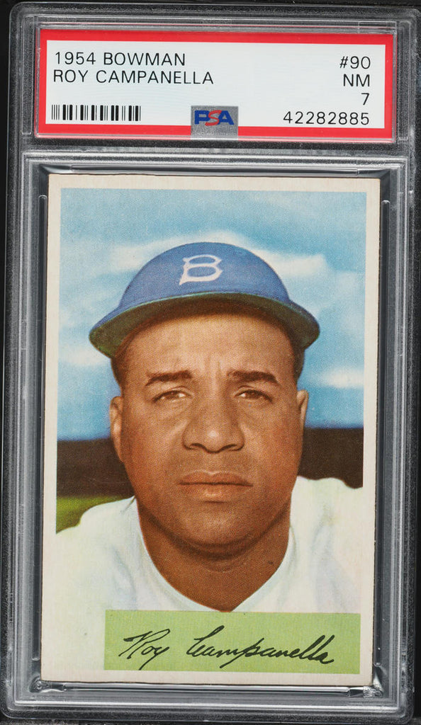 1954 Bowman BB Card # 90 Roy Campanella Brooklyn Dodgers HOF PSA 7 NRMT (MGD2)