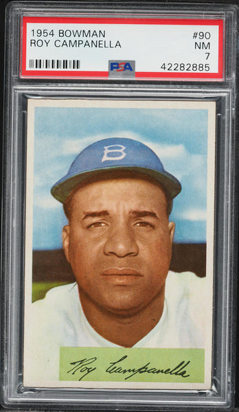 1954 Bowman BB Card # 90 Roy Campanella Brooklyn Dodgers HOF PSA 7 NRMT (MGD2)
