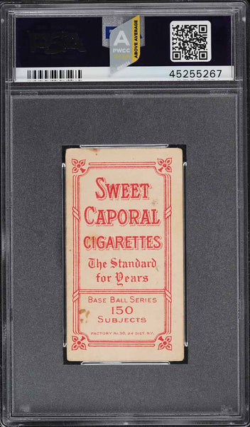 1909-11 T206 Roger Bresnahan HOF PORTRAIT, SWEET CAPORAL 150/30 PSA 3 PWCC-A (MGD2)