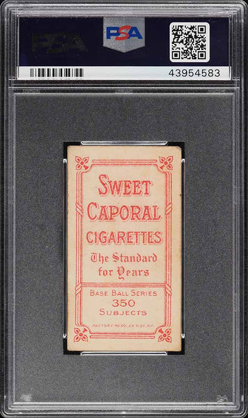 1909-11 T206 Bill Lattimore Toledo, SWEET CAPORAL 350/30 PSA VG-EX 4 (MGD2)