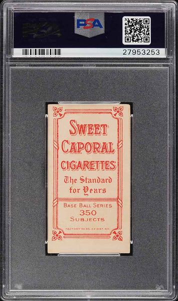 1909-11 T206 Shad Barry MILWAUKEE, SWEET CAPORAL 350/30 PSA 4.5 VGEX+ (MGD2)