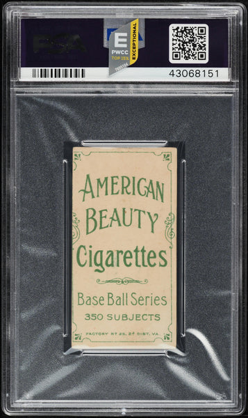 1909-11 T206 Ted Easterly Cleveland, AMERICAN BEAUTY 350/25 PSA 3.5 VG+ PWCC-E (MGD2)