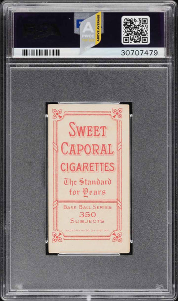 1909-11 T206 Charlie Hemphill New York, SWEET CAPORAL 350/30 PSA 5 EX PWCC-A (MGD2)