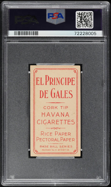 1909-11 T206 Spike Shannon Kansas City, EL PRINCIPE DE GALES PSA 4.5 VGEX+ (MGD2)