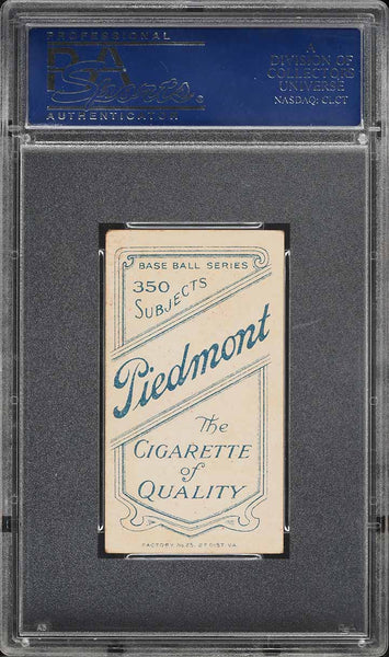 1909-11 T206 Bill Carrigan BOSTON, PIEDMONT 350/25 PSA 5 EX (MGD2)