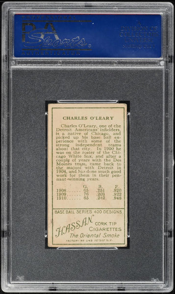 1911 T205 Gold Border Hassan CHARLEY O'LEARY Detroit Tigers PSA 4 VGEX (MGD2)