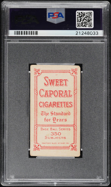 1909-11 T206 Art Fletcher New York, SWEET CAPORAL 350/25 PSA 3 VG (MGD2)