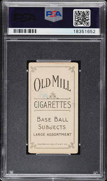 1909-11 T206 John Titus Philadelphia, OLD MILL PSA 4 VGEX (MGD2)