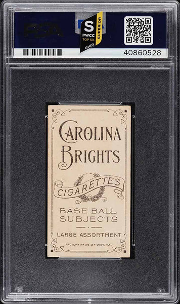 1909-11 T206 Larry Schlafly Newark, CAROLINA BRIGHTS PSA 3 VG PWCC-S (MGD2)