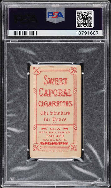 1909-11 T206 Tom Downey Cincinnati, BATTING, SWEET CAPORAL 350-460/42 PSA 4 VGEX (MGD2)