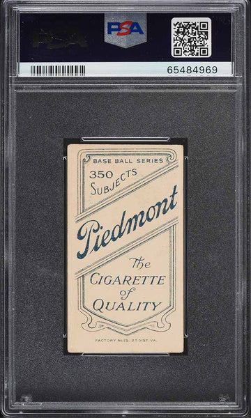 1909-11 T206 Paddy Livingston Philadelphia, PIEDMONT 350/25 PSA 4 VGEX (MGD2)