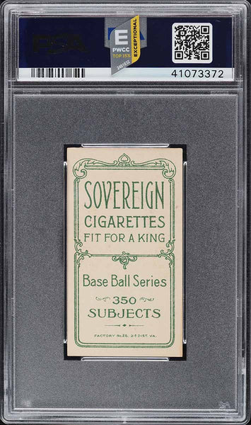 1909-11 T206 Fred Tenney New York SOVEREIGN 350 PSA 5 EX PWCC-E (MGD2)