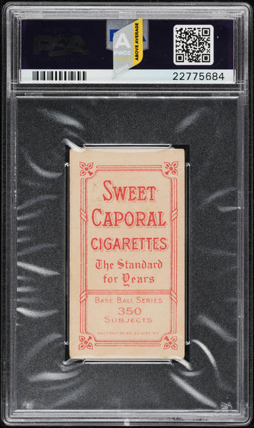 1909-11 T206 Jake Stahl GLOVE SHOWS, SWEET CAPORAL 350/30 PSA 4 VGEX PWCC-A (MGD2)