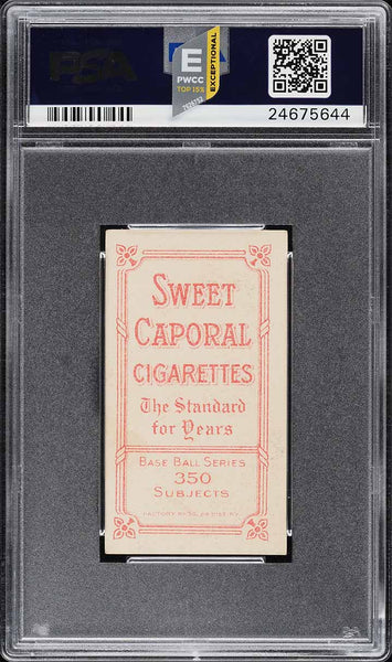 1909-11 T206 Newt Randall Milwaukee, SWEET CAPORAL 350/30 PSA 5 EX PWCC-E (MGD2)