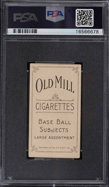 1909-11 T206 Heinie Smith BUFFALO, OLD MILL PSA 4 VGEX (MGD2)