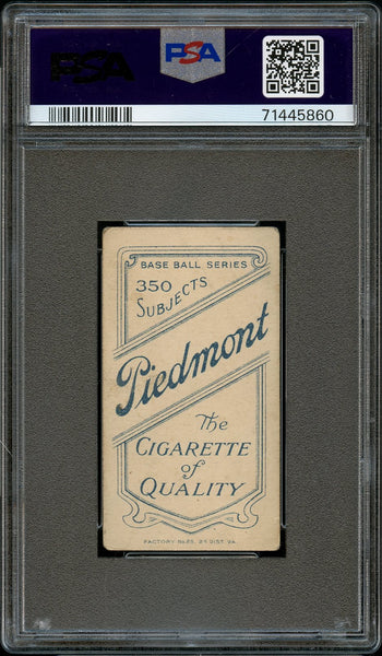 1909-11 T206 Charlie Rhodes PIEDMONT 350/25 PSA VG-EX 4 (MGD2)