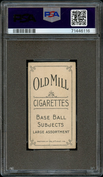 1909-11 T206 Doc White CHICAGO, PITCHING OLD MILL PSA VG-EX 4 (MGD2)