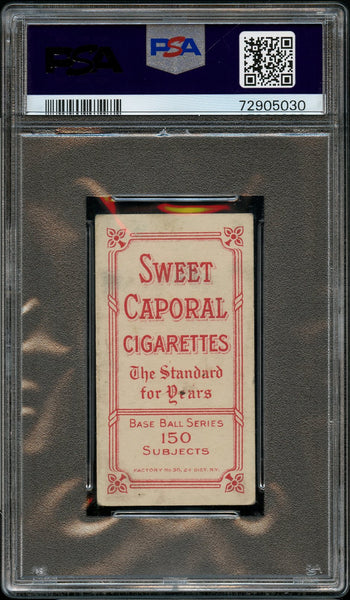 1909-11 T206 Lefty Leifield PITCHING, SWEET CAPORAL 150/30 PSA VG-EX 4 (MGD2)