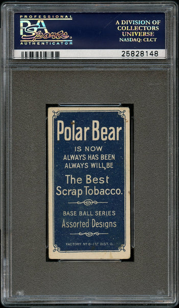 1909-11 T206 Oscar Stanage POLAR BEAR PSA VG+ 3.5 (MGD2)