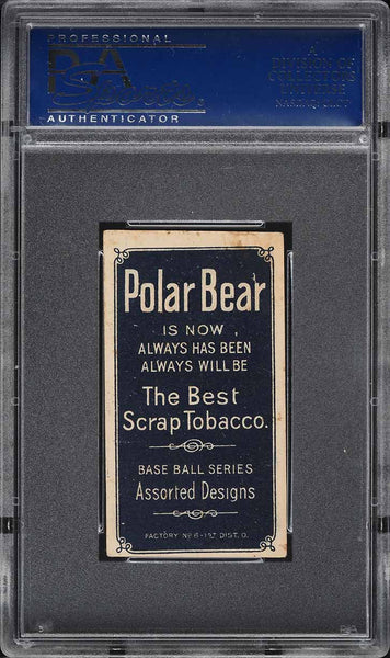 1909-11 T206 Heinie Berger Cleveland, POLAR BEAR PSA 4 VGEX (MGD2)