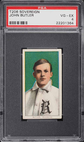 1909-11 T206 John Butler Rochester, SOVEREIGN 350 PSA 4 VGEX (MGD2)