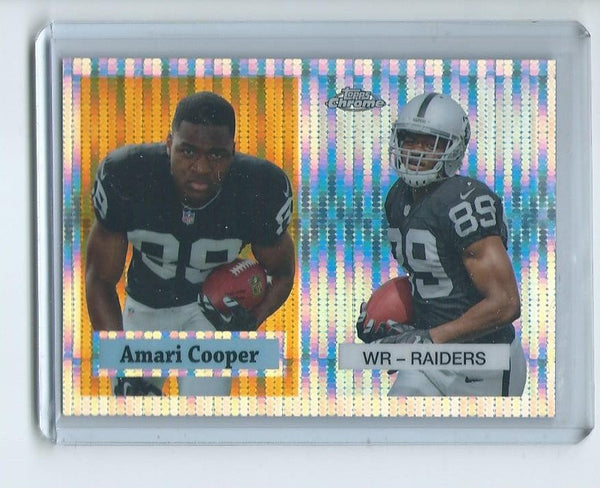 2015 Topps Chrome Football "60TH ANNIVERSARY" PULSAR REFRACTOR SET Cards