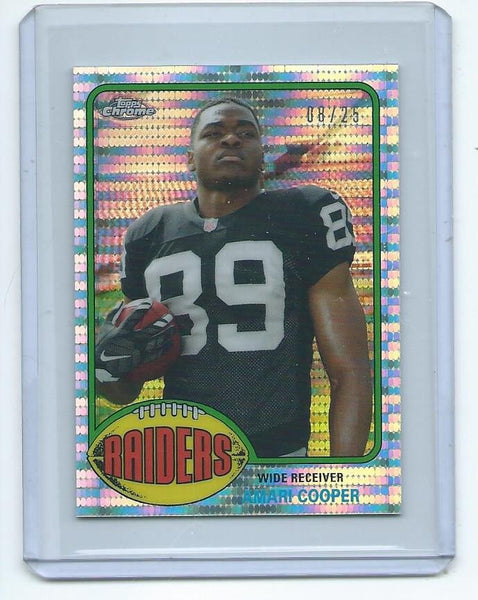 2015 Topps Chrome MINI Football "1976 TOPPS" RETRO PULSAR REFRACTOR ROOKIE SET Cards