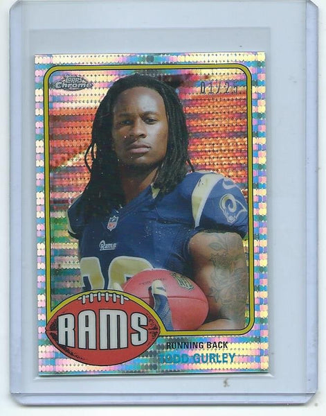 2015 Topps Chrome MINI Football "1976 TOPPS" RETRO PULSAR REFRACTOR ROOKIE SET Cards