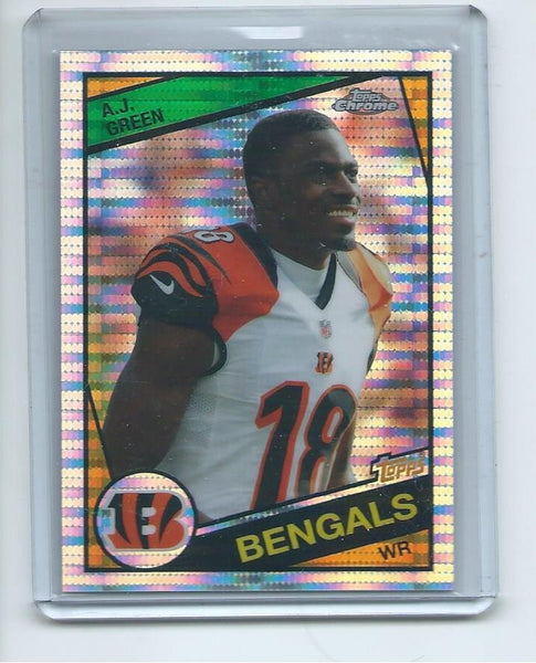 2015 Topps Chrome Football "60TH ANNIVERSARY" PULSAR REFRACTOR SET Cards
