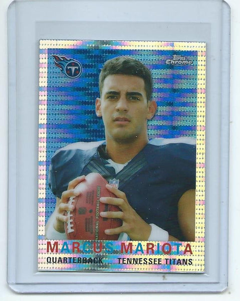 2015 Topps Chrome MINI Football "60TH ANNIVERSARY" PULSAR REFRACTOR SET Cards