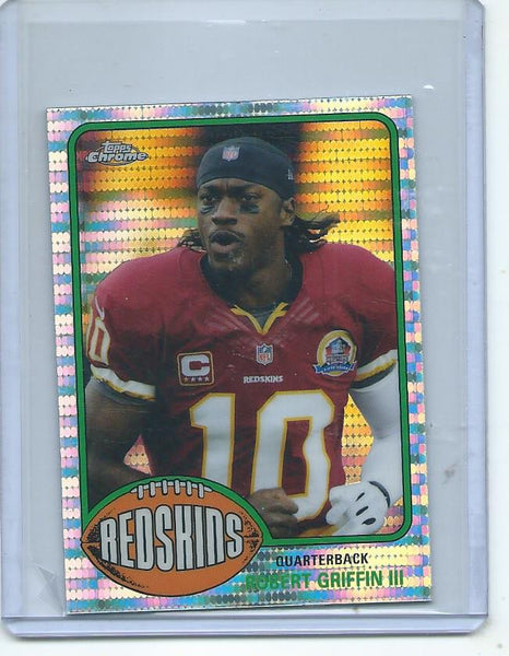 2015 Topps Chrome MINI Football "60TH ANNIVERSARY" PULSAR REFRACTOR SET Cards