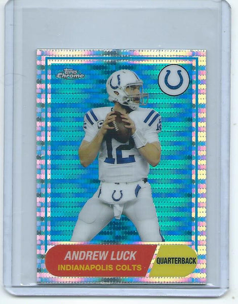 2015 Topps Chrome MINI Football "60TH ANNIVERSARY" PULSAR REFRACTOR SET Cards