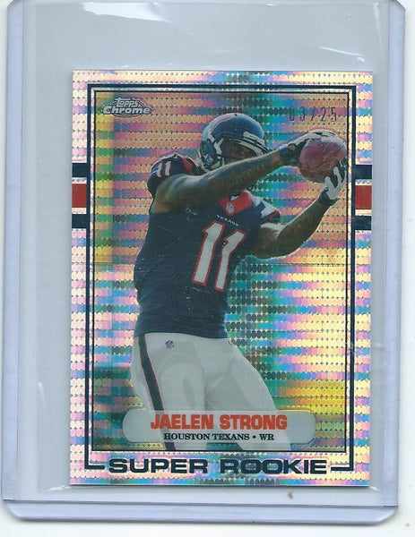 2015 Topps Chrome MINI Football "1989 TOPPS SUPER ROOKIE" RETRO PULSAR REFRACTOR SET Cards