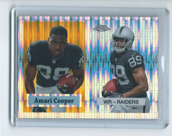 2015 Topps Chrome Football "60TH ANNIVERSARY" PULSAR REFRACTOR SET Cards