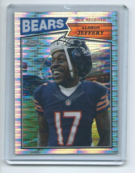 2015 Topps Chrome Football "60TH ANNIVERSARY" PULSAR REFRACTOR SET Cards