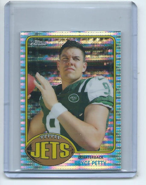 2015 Topps Chrome MINI Football "1976 TOPPS" RETRO PULSAR REFRACTOR ROOKIE SET Cards