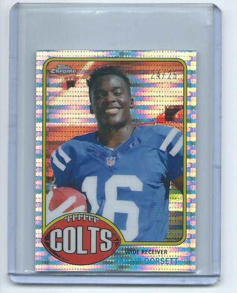 2015 Topps Chrome MINI Football "1976 TOPPS" RETRO PULSAR REFRACTOR ROOKIE SET Cards