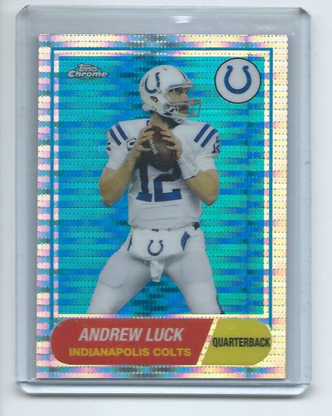 2015 Topps Chrome Football "60TH ANNIVERSARY" PULSAR REFRACTOR SET Cards