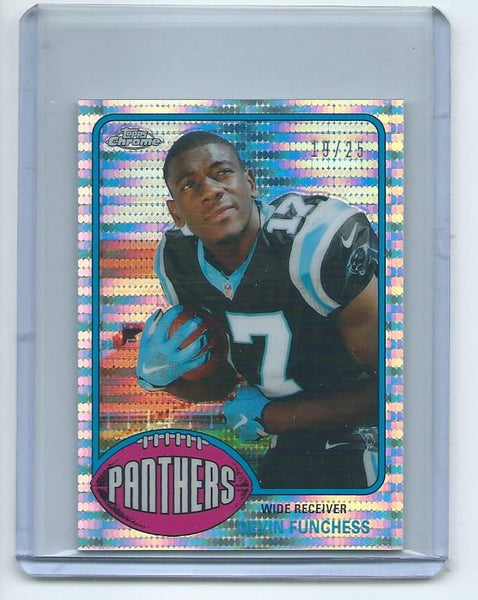2015 Topps Chrome MINI Football "1976 TOPPS" RETRO PULSAR REFRACTOR ROOKIE SET Cards