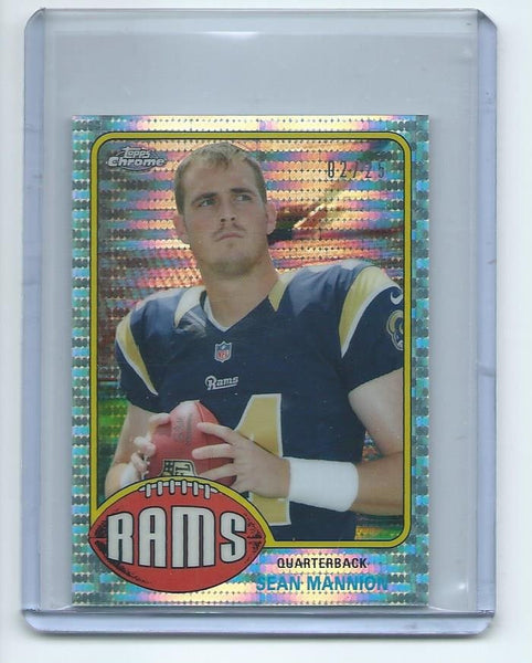 2015 Topps Chrome MINI Football "1976 TOPPS" RETRO PULSAR REFRACTOR ROOKIE SET Cards
