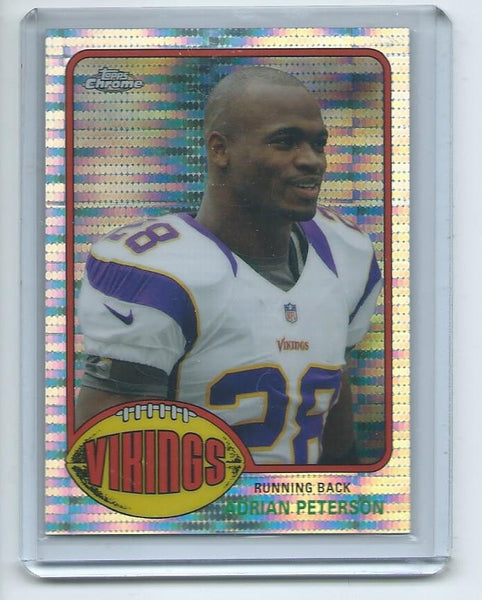 2015 Topps Chrome Football "60TH ANNIVERSARY" PULSAR REFRACTOR SET Cards
