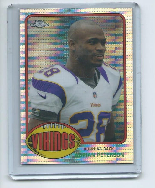 2015 Topps Chrome Football "60TH ANNIVERSARY" PULSAR REFRACTOR SET Cards