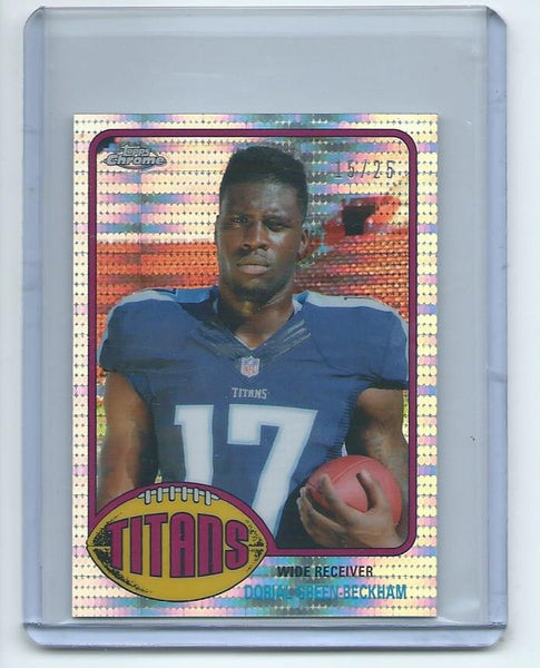2015 Topps Chrome MINI Football "1976 TOPPS" RETRO PULSAR REFRACTOR ROOKIE SET Cards