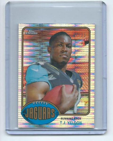 2015 Topps Chrome MINI Football "1976 TOPPS" RETRO PULSAR REFRACTOR ROOKIE SET Cards