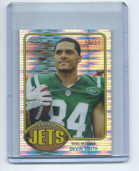 2015 Topps Chrome MINI Football "1976 TOPPS" RETRO PULSAR REFRACTOR ROOKIE SET Cards