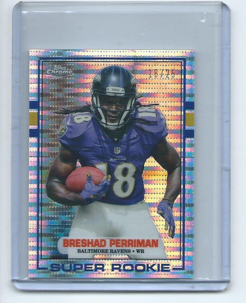 2015 Topps Chrome MINI Football "1989 TOPPS SUPER ROOKIE" RETRO PULSAR REFRACTOR SET Cards