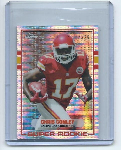 2015 Topps Chrome MINI Football "1989 TOPPS SUPER ROOKIE" RETRO PULSAR REFRACTOR SET Cards