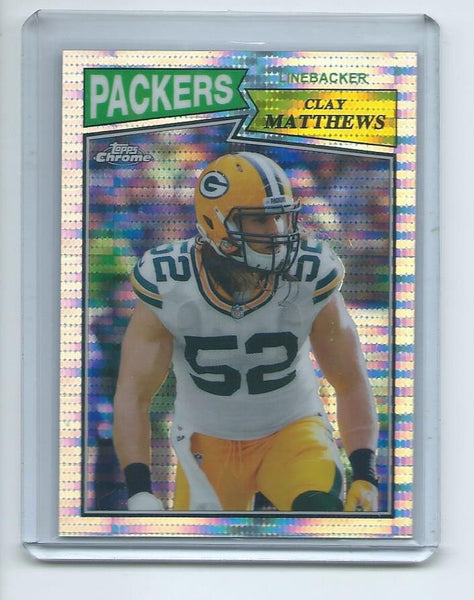 2015 Topps Chrome Football "60TH ANNIVERSARY" PULSAR REFRACTOR SET Cards