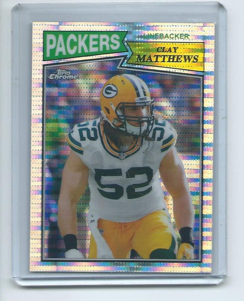 2015 Topps Chrome Football "60TH ANNIVERSARY" PULSAR REFRACTOR SET Cards